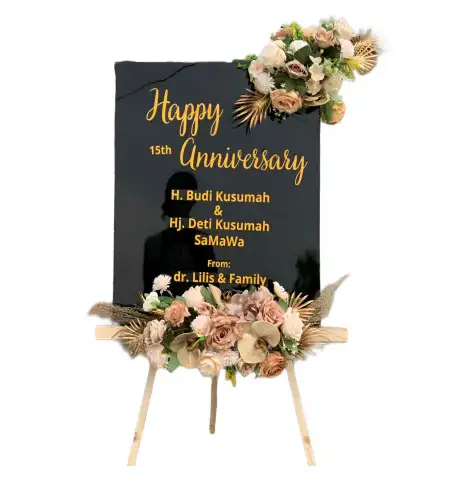 Papan Bunga Akrilik Bambuapus